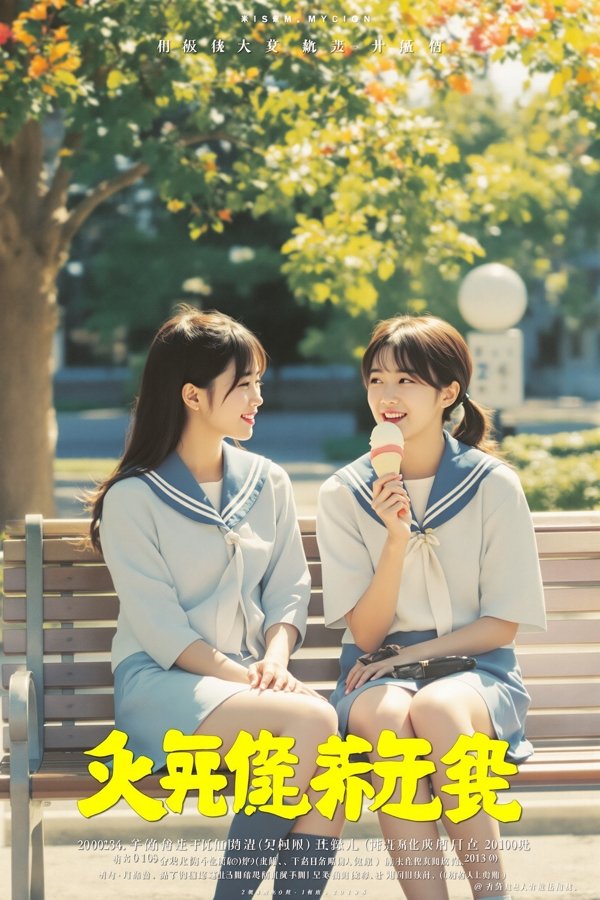 《蓝白校服的夏天》海报